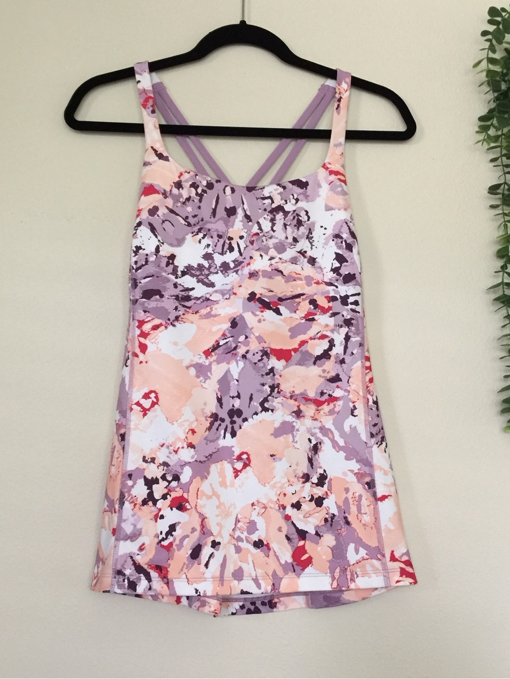 Lucy Floral Print Tank Top Size Small